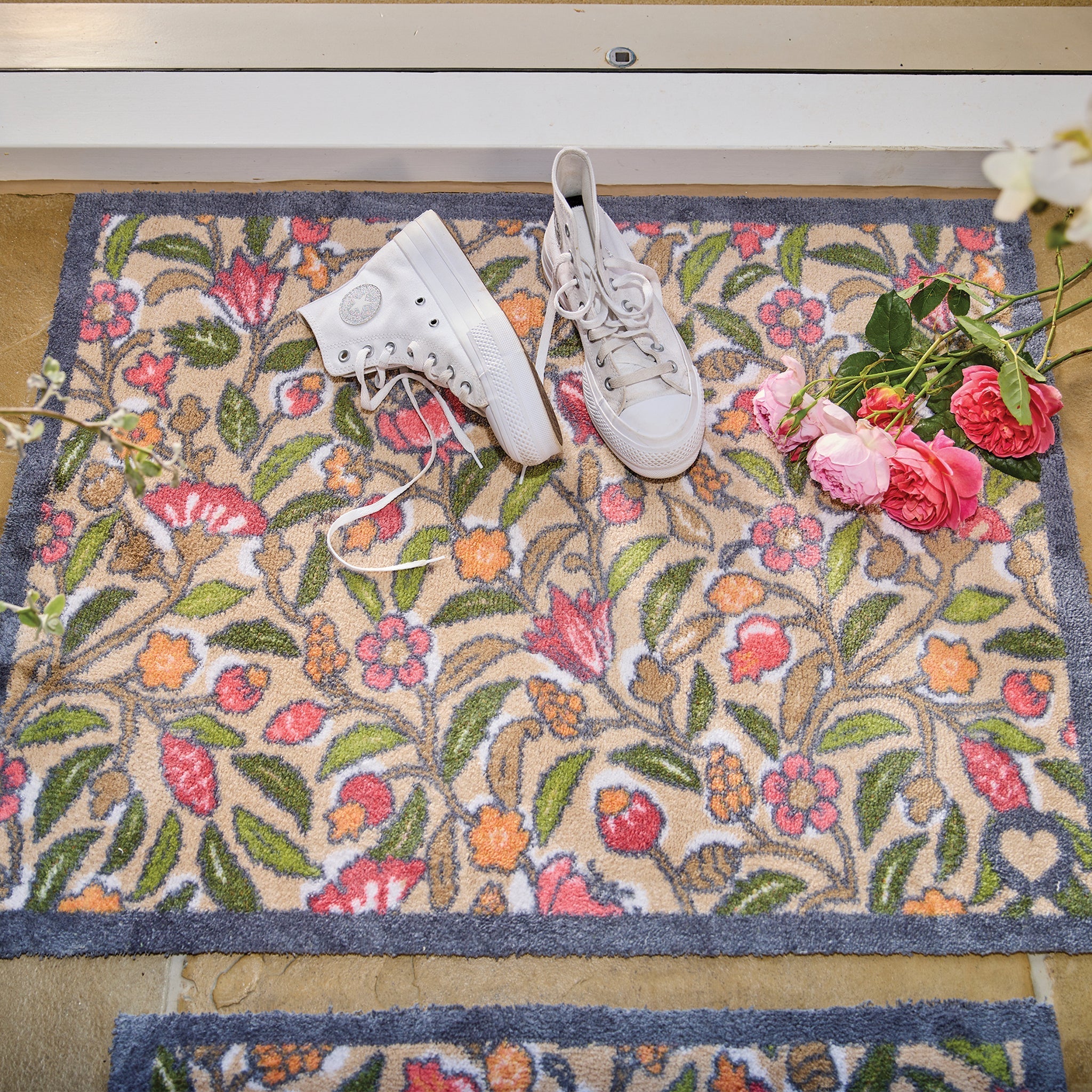 May Floral Washable Doormat