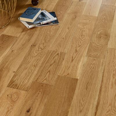 Lusso Uniqo Natural Brushed & Lacquered Engineered Oak