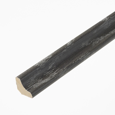 18mm Thick MDF Dark Grey Oak Scotia Beading