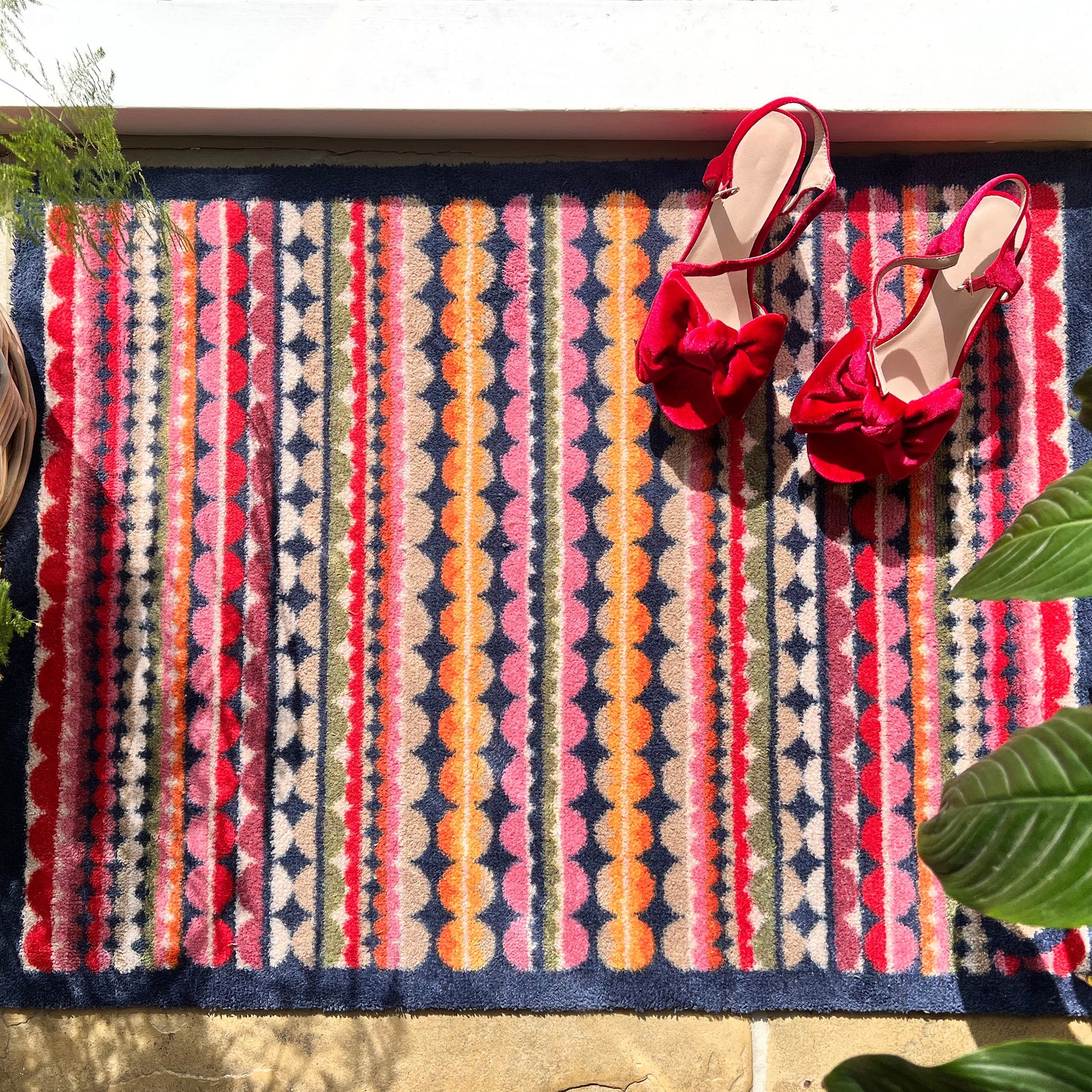 Beady Stripe Charity Doormat