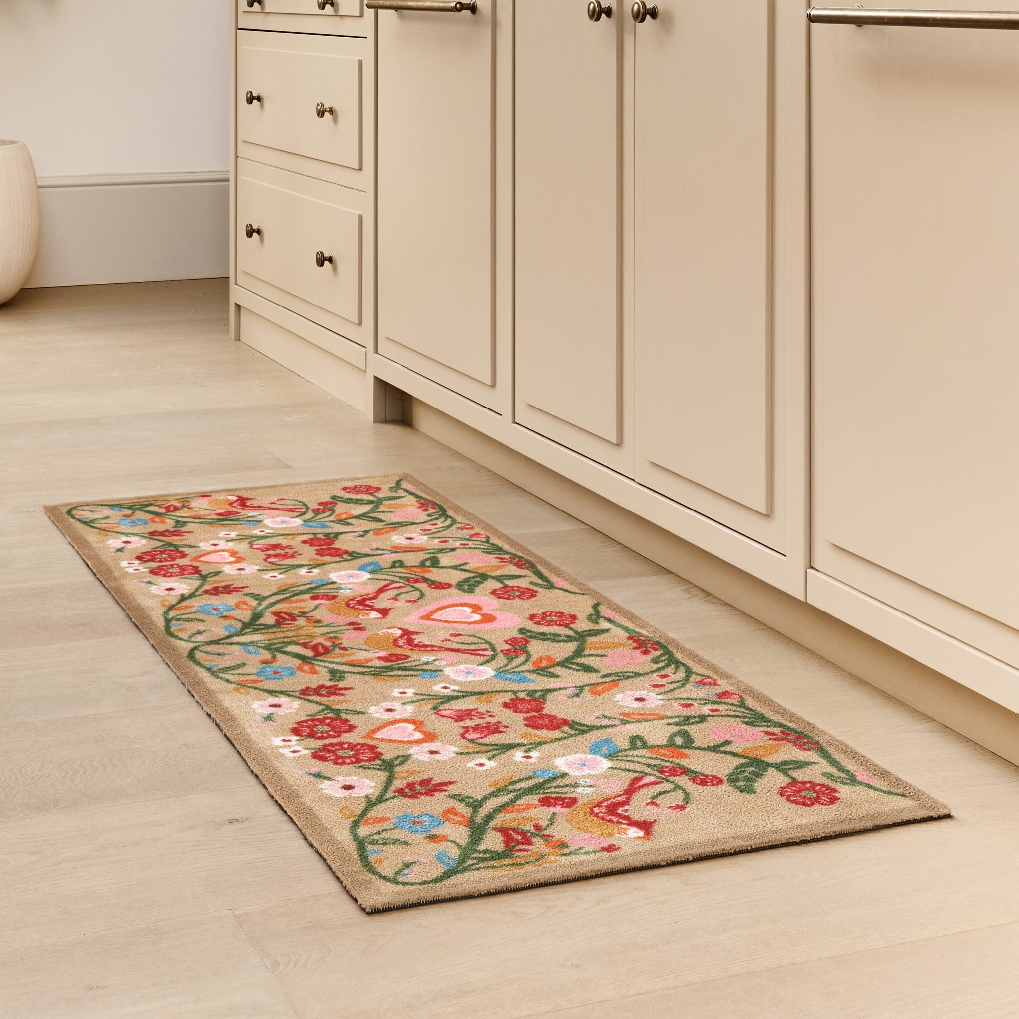 Garden Lovebirds Washable Runner