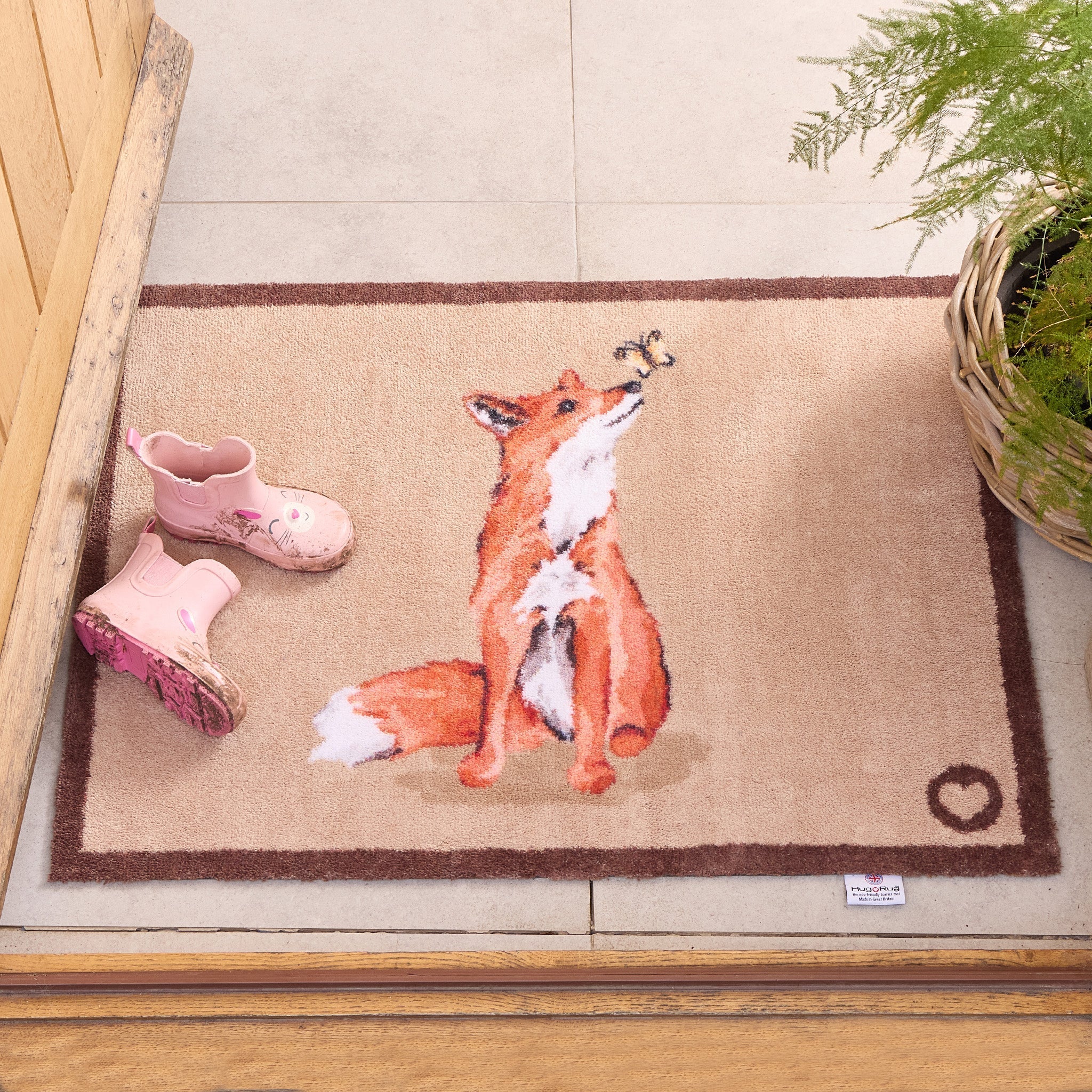 Ginger Fox Washable Doormat