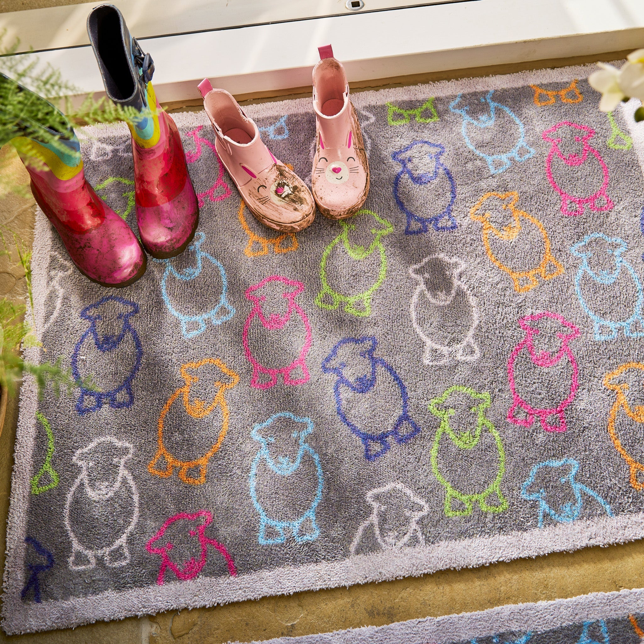 Outline Herdy Washable Doormat
