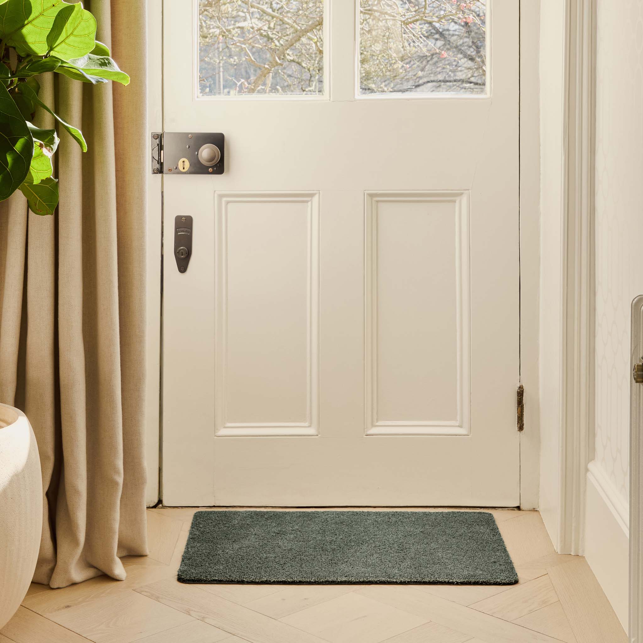 Plain Fleck - Sage Green Doormat