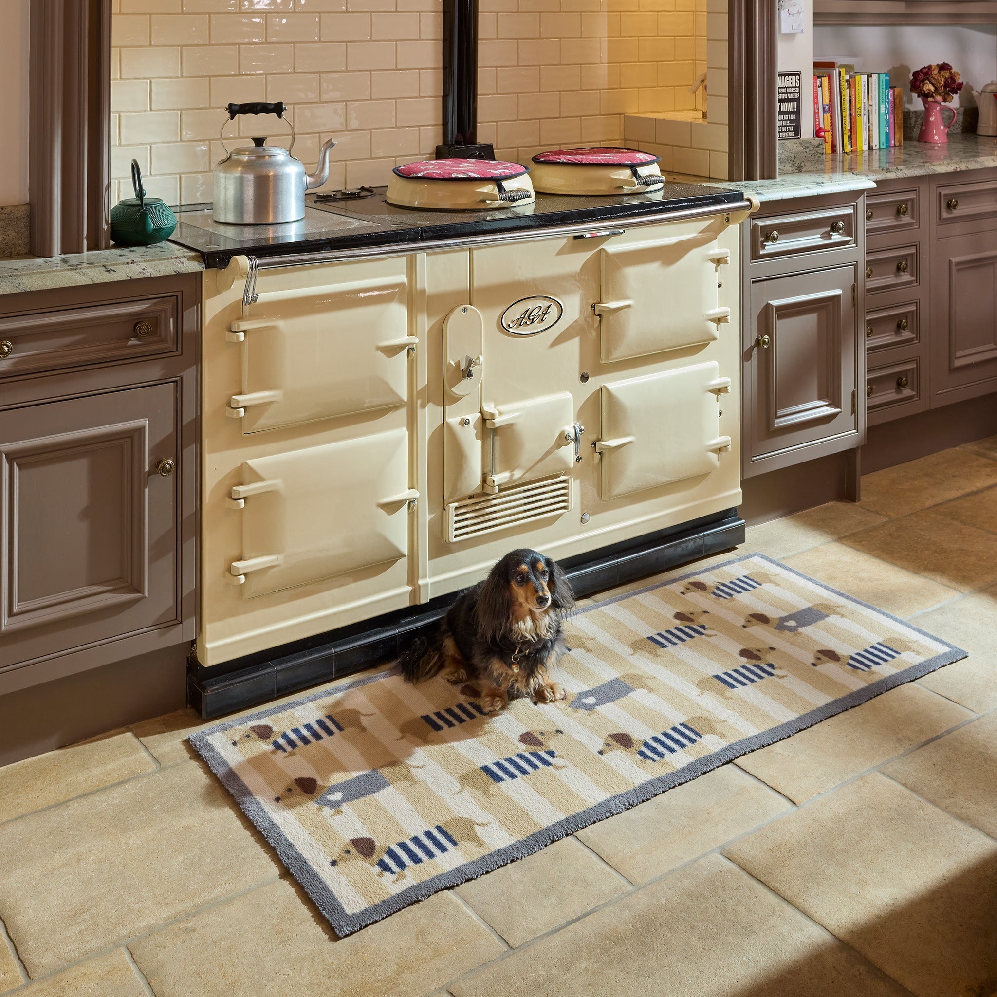 Sausage Dog Chic Washable Runner