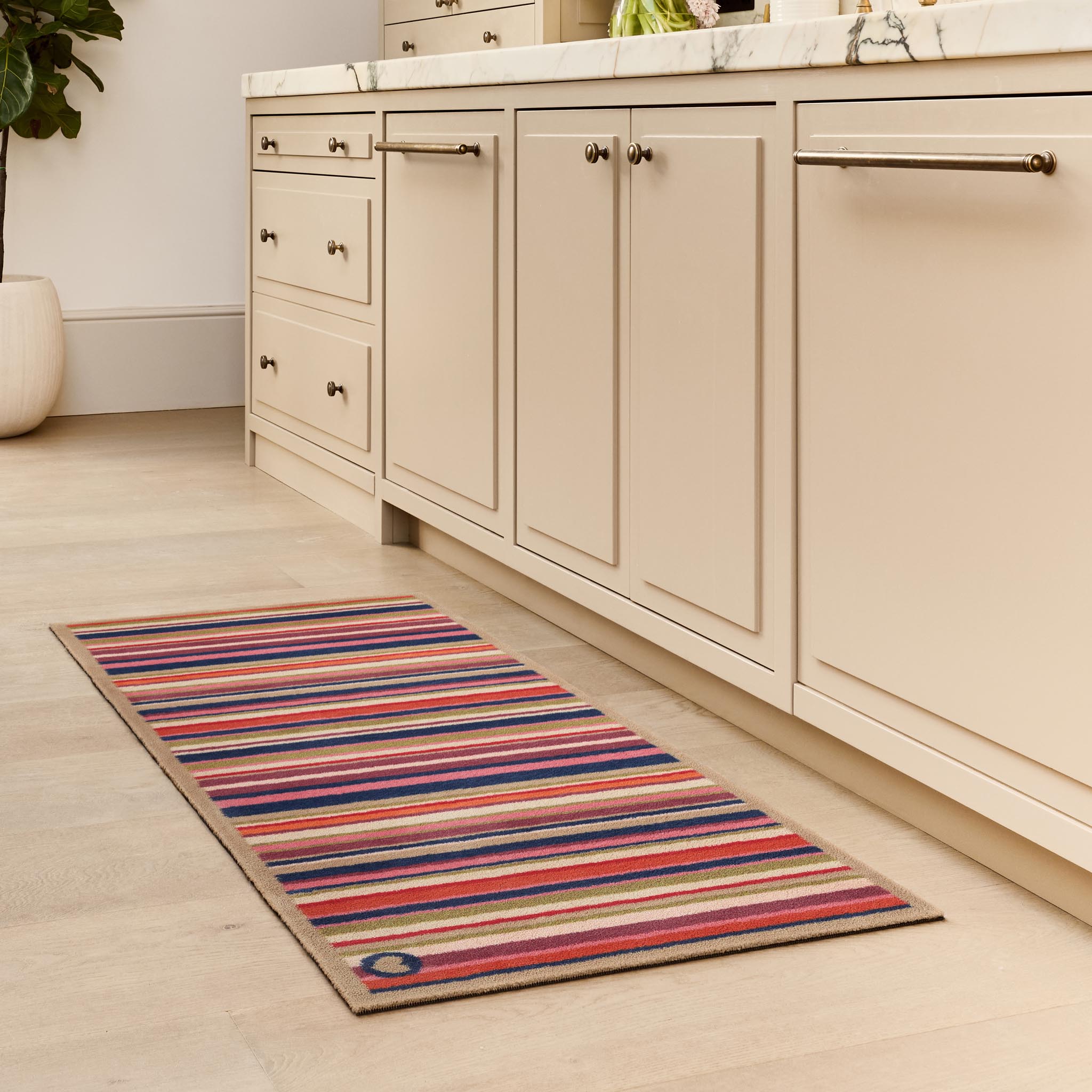 Sunset Stripe Washable Runner