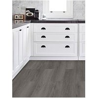 Floor Pops Pack Of 7 Charcoal Wood Peel & Stick Floor Planks