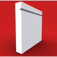 Square Edge V Grooved MDF Skirting